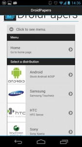 Android, TouchWiz, Sense oder CyanogenMod – mit Droid Papers all in einer App